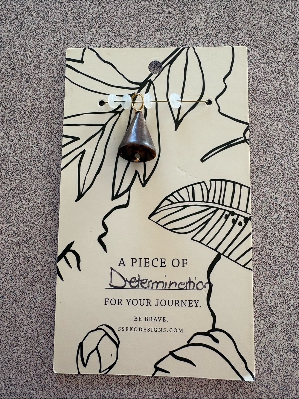 Sseko Determination Brave Charm